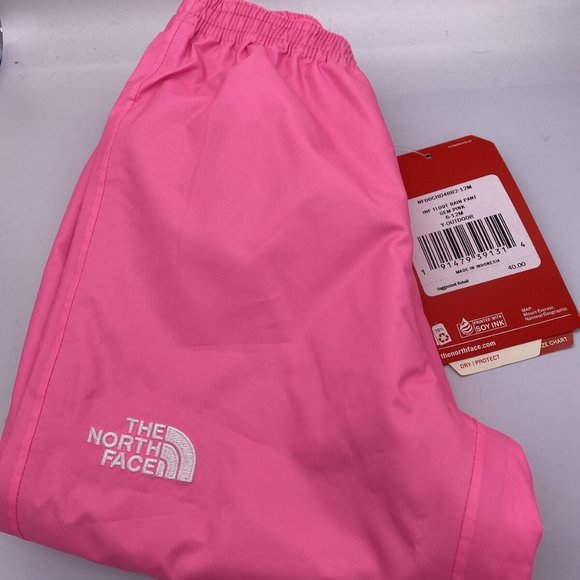 The North Face Girls Rain Pants Pink Baby Toddler 6-12 M - Picture 2 of 2